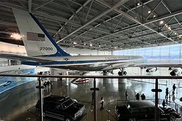 Air Force One at Ronald Reagan Presidential Library
