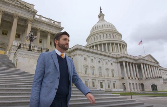 Troy Senik in front of the US Capitol
