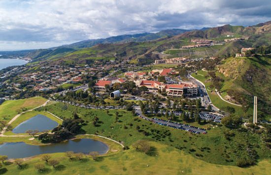 Malibu Campus and ocean view - Pepperdine University