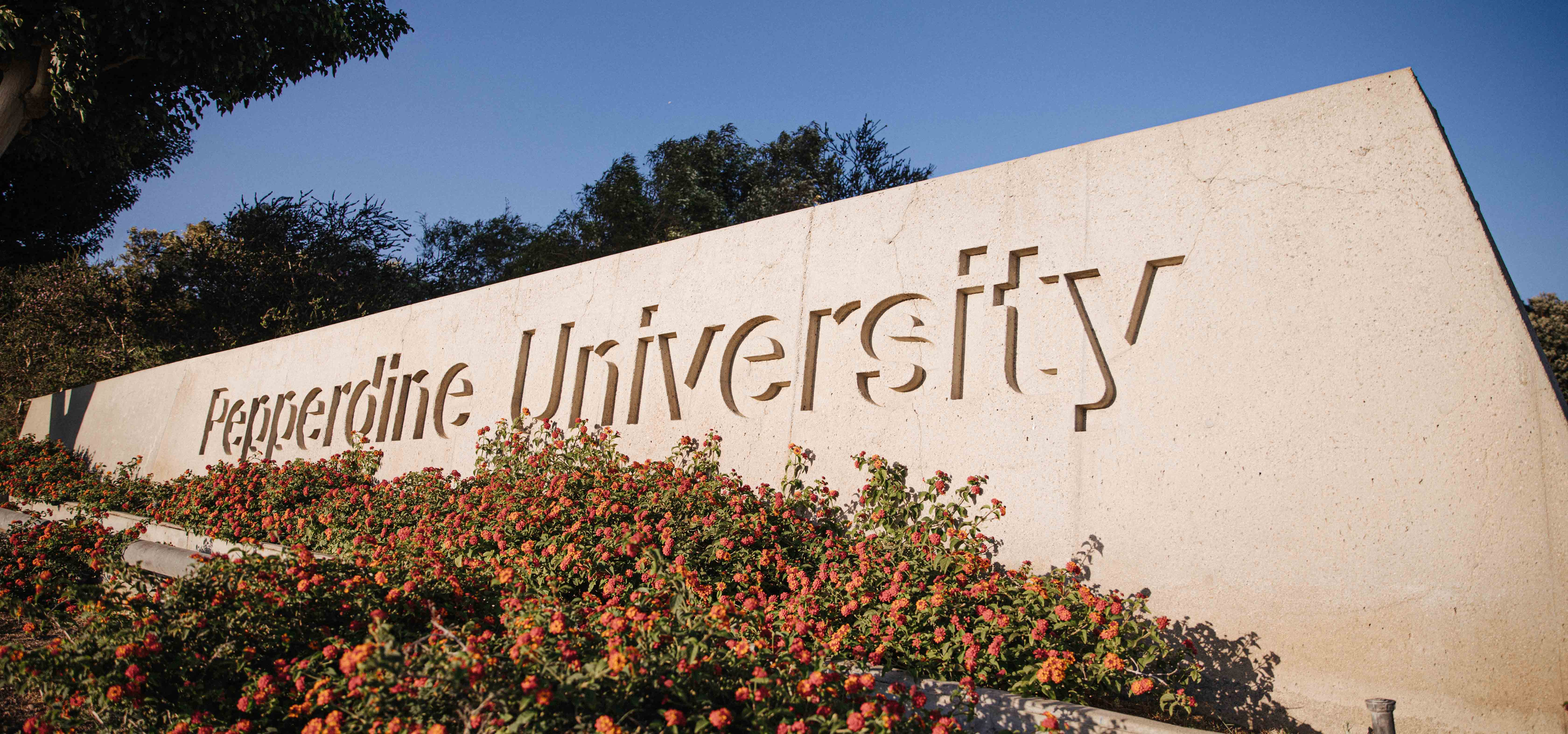 Pepperdine University Entrance Sign