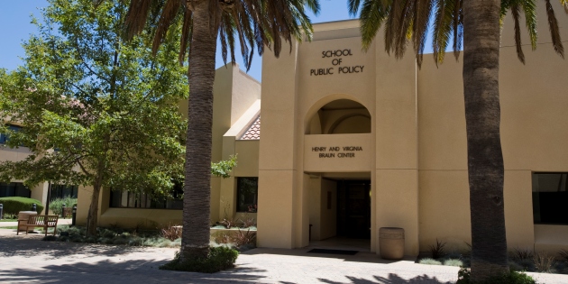 School of Public Policy building entrance - Pepperdine University