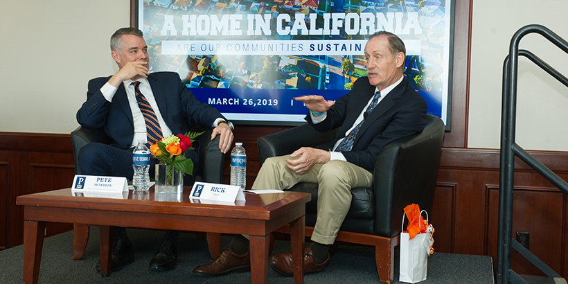 public policy masters speaking on stage