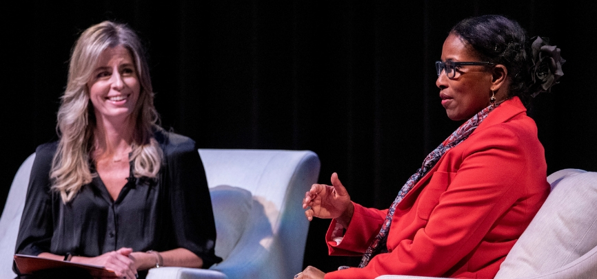 Charity Wallace and Ayaan Hirsi Ali - Pepperdine University