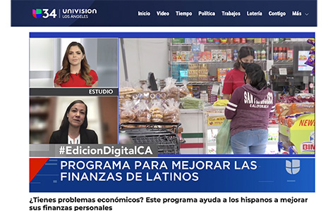 Luisa Blanco on Univision 