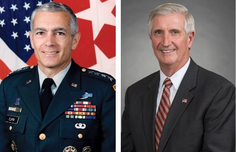 General Wesley Clark and Secretary Andy Card