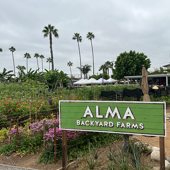 Sign of Alma Farms