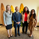 Consul-General Carlos González Gutiérrez with SPP faculty and students