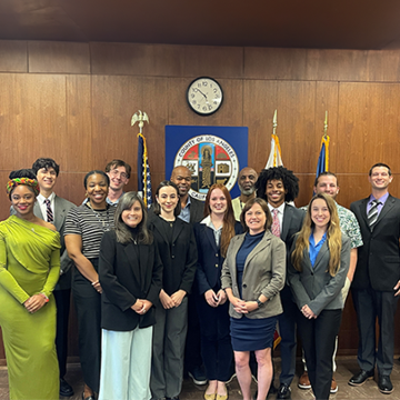 Group photo of students at county of Los Angeles